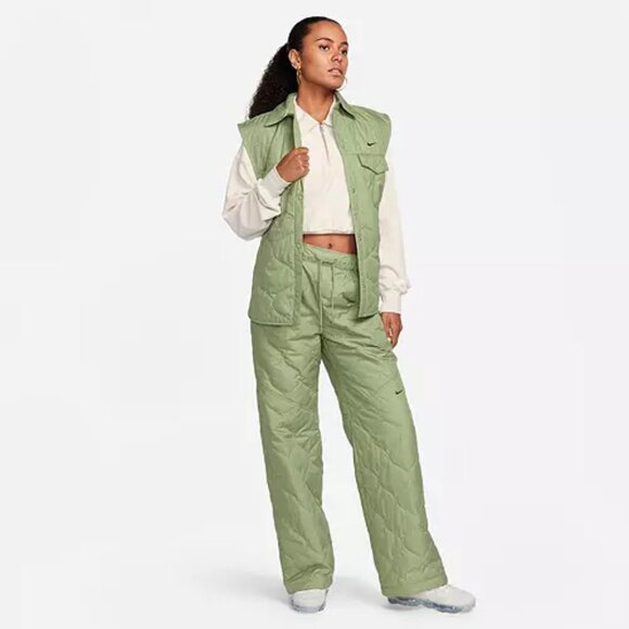 Nike Pants - NWT Nike XS Sportswear Women's Essential Quilted High-Waisted OpenHem Pants